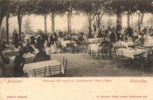 Budapest II. Hüvösvölgy, Holzspach-féle vigadó az "Orvvadászhoz"; kiadja ifj. Holzspach Nándor (EK)