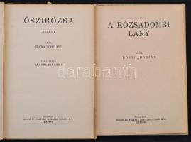 2 db Százszorszép Könyv, a Magyar Lányok Könyvtára sorozatból: Bónyi Adorján: a rózsadombi lány, Bp....
