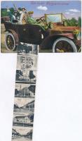 Magyaróvár, Mosonmagyaróvár; automobilos leporellolap, Gassler János kiadása / automobile leporelloc...
