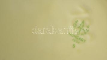 Hollóházi bányász korsó, matricás, jelzett, hibátlan, m: 18,5 cm