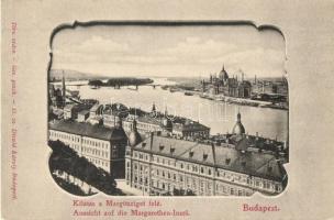 Budapest, Kilátás Margitsziget felé. Divald Károly 15.