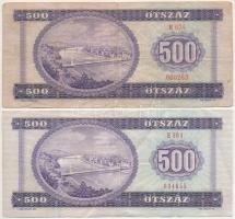 1969-1975. 500Ft (2x) T:III