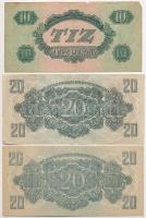 1944. 1P-100P "A Vöröshadsereg Parancsnoksága" (10x) T:III,III-
