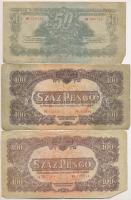 1944. 1P-100P "A Vöröshadsereg Parancsnoksága" (10x) T:III,III-