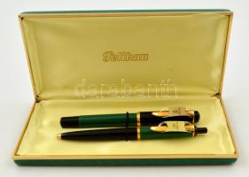 Minőségi Pelikán töltőtoll készlet eredeti dobozában, szép állapotban / Vintage fountain pen