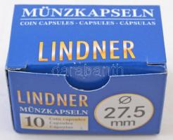 Lindner érmekapszula 27,5mm - 10 darabos