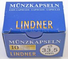 Lindner érmekapszula 33,5mm - 10 darabos