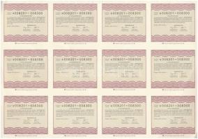 Budapest 2000. "A Biodiszkont Élelmiszeripari és Kereskedelmi Részvénytársaság" száz darab...