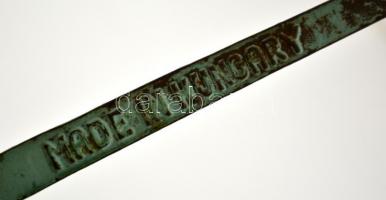 Salgótarjáni Vasgyár régi mákdaráló, öntöttvas, réz beöntővel, jelzett, h:25 cm