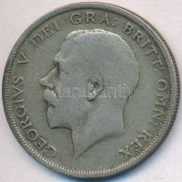 Nagy-Britannia 1920. 1/2C Ag V. György T:3  Great Britain 1920. 1/2 Crown Ag George V C:F