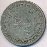 Nagy-Britannia 1920. 1/2C Ag "V. György" T:3 
Great Britain 1920. 1/2 Crown Ag "Geor...