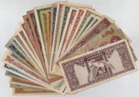 30db-os vegyes magyar pengő bankjegy tétel T:III,III-