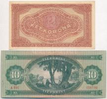 1920. 2K "2aa" + 1949. 10Ft + 100Ft (2x) T:I-(a 2K),III,III-