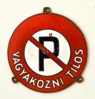 1886 Bordélyház házirendje. Plakát. Restaurált.30x48 cm  Hozzá "Vágyakozni tilos" zománcoz...