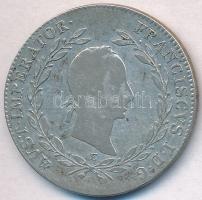 1830E 20kr Ag "I. Ferenc" T:2-,3 karc