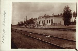 Turisk, Turijsk; Bahnhof / railway station, photo (EK)