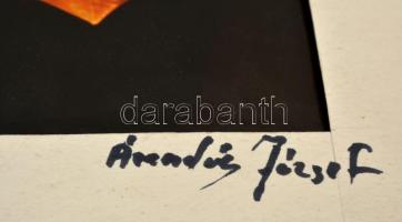 Árendás József (1946-): Tanulmány munkák (5 db). Fotó, vegyes technika, papírra ragasztva, jelzett, ...