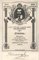 1928 A volt császári és királyi 4. huszárezred emlékünnepe. Vitézvári Báró Simonyi Obester. Étrend Pósch M. éttermében / Memorial lunch of the Hussar Regiment Nr. 4. with menu