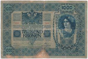 1902. 1000K + 1918. 200K "A 20?4" hullámos hátlap + 1923. 100K "Magyar Pénzjegynyomda...