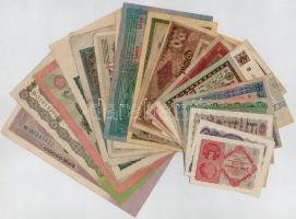 24db-os vegyes bankjegy tétel, közte Románia, Német Birodalom, Németország / Weimari Köztársaság, Au...