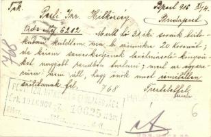 Halász Ferenc szivarkahüvely és mindennemű dohánykellék üzletének reklámlapja, vezérképviselője Modi...