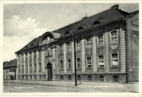 Komárom, Komarno; Állami rendőrkapitányság. Hacker Dezső kiadása / Police station (EK)