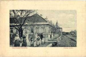 Nagyszentmiklós, Sannicolau Mare; Fő utca. W. L. Bp. 6713. / main street (EK)