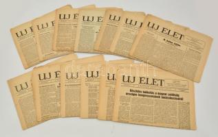 1960 Új Élet. XVI. évf. 2-6,8, 10-16 számok, összesen 13 szám, szakadozott, kissé viseltes állapotban.