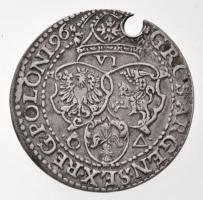 Lengyel Királyság 1596. 6Gr Ag "III. Zsigmond" (4,6g) T:2-,3 ly.
Poland 1596. 6 Grossus A...
