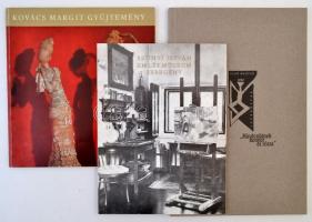 Vegyes kiállítási katalógus tétel, 4 db:
Kovács Margit gyűjteménye. Szentendre. Bp., 1978, Pest Meg...