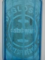 Régi szódás üveg, "Székesfehérvári Vendéglősök STB Italmérők Szikvizgyára" felirattal, apr...