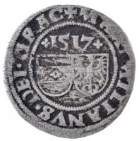 Német-római Birodalom / Sankt Veit 1517. 1/2B Ag "I. Miksa" (2,02g) T:2-,3
Holy Roman Emp...