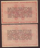1946. 1000.000AP fordított címer, hátoldalon lemez-, papírhiba + illesztőkereszt + 1000.000AP sorszá...