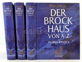 Der Brock-Haus von A-Z. Weltbild. Leipzig-Mannheim, 2000, F.A. Brockhaus. Kiadói kartonált papírkötés, német nyelven./ Paperbinding, in German language.
