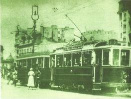 16 db MODERN képeslap; porcelánok és jugoszláv villamosok / 16 modern postcards; porcelains and Yugoslavian trams