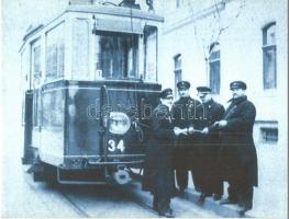 16 db MODERN képeslap; porcelánok és jugoszláv villamosok / 16 modern postcards; porcelains and Yugo...