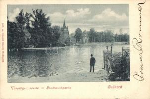 Budapest XIV. Városliget - 7 db régi képeslap / 7 pre-1945 postcards