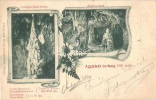 1899 Aggteleki barlang, Csillagvizsgáló-torony, Minerva sisak. Divald. floral, Art Nouveau (Rb)