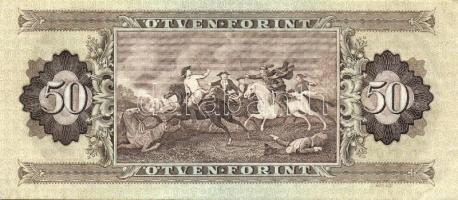 50Ft 1969. (1x), 1975. (2x), 1986. (2x), 1989. (2x) Összesen 7db T:II