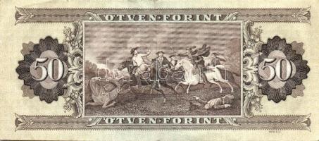 50Ft 1969. (1x), 1975. (2x), 1986. (2x), 1989. (2x) Összesen 7db T:II