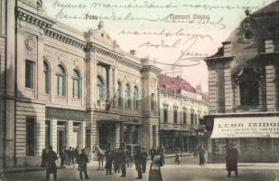 Pécs, Nemzeti kaszinó, Ullmann Károly váltóüzlete, Lehr Izidor divatáruháza