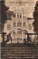 Visegrád, Pálffy grófnő nyaralója, 1890 körül épült Pálffy-Daun-kastély, Birkl József kiadása (EK)