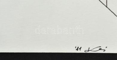 Kun Sarolta (1990-): Színes kompozíció I. Kollázs, papír, jelzett, 50×70 cm