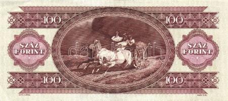 1968. 100Ft 2 klf variánsban, első aláírás "B" betű után kezdődik, második aláíró betűi ki...