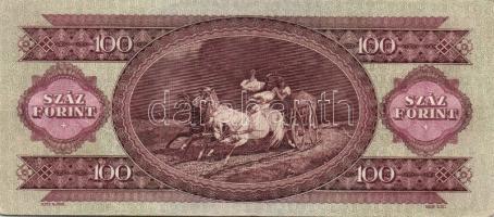 1968. 100Ft 2 klf variánsban, első aláírás "B" betű után kezdődik, második aláíró betűi ki...