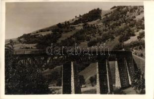 Csorbadomb, Cserbin, Shcherbyn (Uzsok); vasúti híd / railway bridge