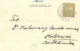 Dicsőszentmárton, Tarnaveni; Kisküküllő Vármegye kórháza, Jeremias Áron kiadása / county hospital (E...