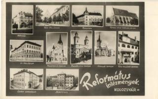 Kolozsvár, Cluj; Református intézmények, kórház, szeretetház, iskolák / Calvinist institutes, schools, hospital