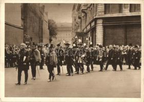 1935 Budapest, Pázmány Péter Egyetem Tercentenarium, rektor és tanárok