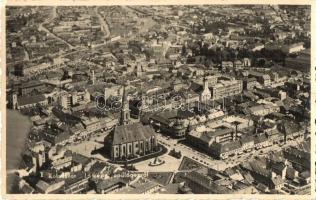 Kolozsvár, Cluj; Látkép repülőgépről / aerial view, 1940 Kolozsvár visszatért So. Stpl. (EK)